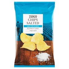 Tesco Fried Salted Potato Chips 77 g