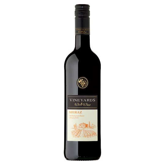 Vineyards World Wines Shiraz Dry Red Wine 750 ml