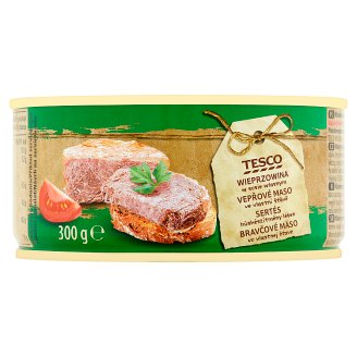 Tesco Bravčové mäso vo vlastnej šťave 300 g