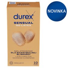 Durex Sensual No Latex Condoms 10 pcs