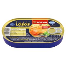 Sokra Salmon Fillets in Olive Oil 170 g