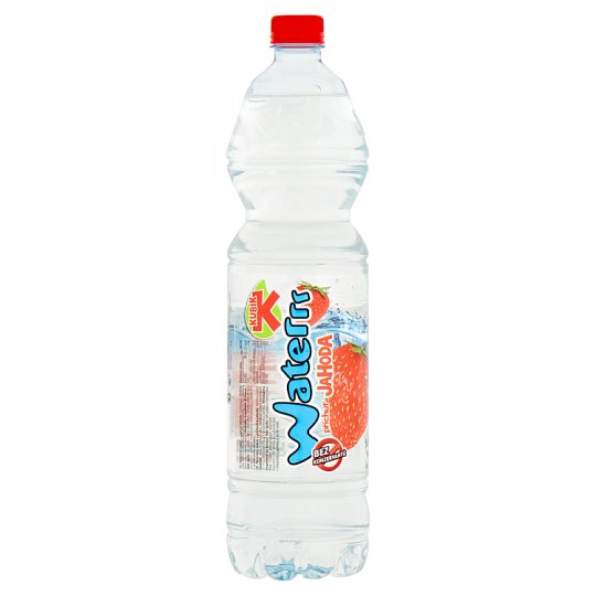 Kubík Waterrr Príchuť jahoda nesýtený nápoj 1,5 l