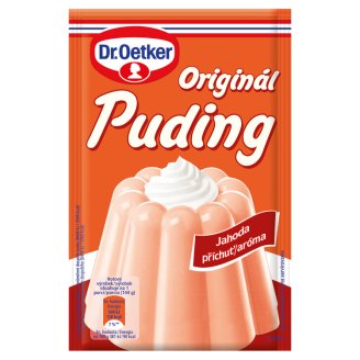 Dr. Oetker Originál Puding Jahodová aróma v prášku 37 g