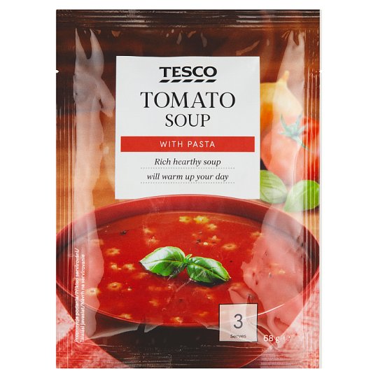 Tesco Tomato Soup with Pasta 68 g Tesco Groceries