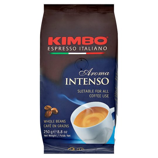 Kimbo Aroma intenso pražená zrnková káva 250 g