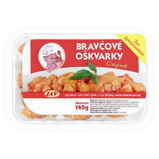 Jav Bravčové oškvarky originál 140 g