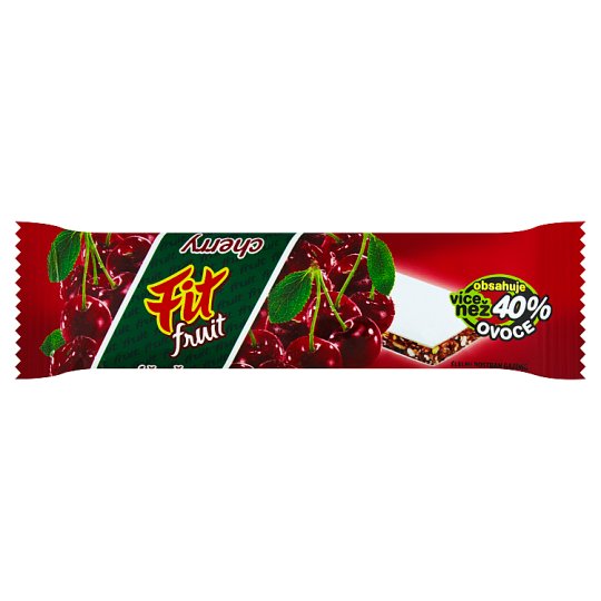 Fit Fruit Müsli tyčinka s višňovými kockami 23 g