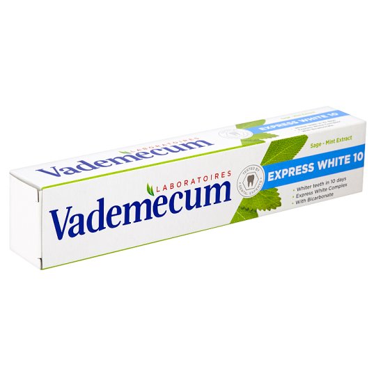 Vademecum zubná pasta Express White 10 75 ml