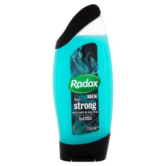 Radox Men Feel strong 2v1 pánsky sprchovací gél a šampón 250 ml