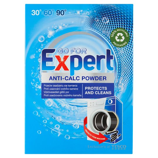Go for Expert Prášok do práčky proti usadzovaniu vodného kameňa 1 kg
