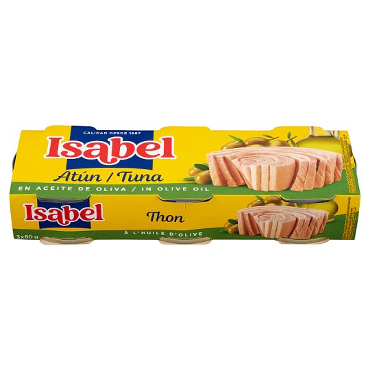 Isabel Tuna in Olive Oil 3 x 80 g (240 g)