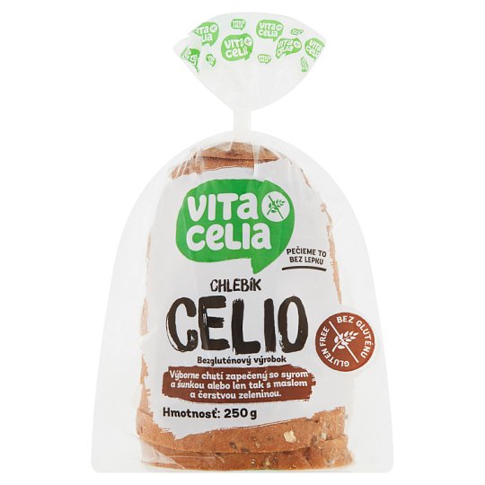 Vitacelia Celio GlutenFree Bread 250 g Tesco Groceries