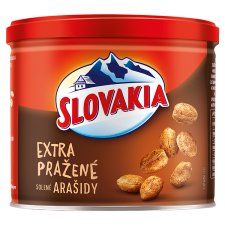 Slovakia Extra pražené solené arašidy 135 g