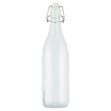 Tesco Clip Glass Bottle 1 L