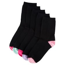 F&F 5 kusov dámske ponožky M-L, Viacfarebný