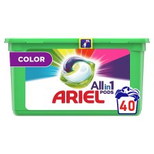 Ariel Allin1 PODs Washing Capsules Color, 40 Washes