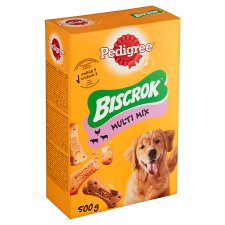 Pedigree Biscrok Multi Mix Chicken, Beef and Lamb Flavours 500 g