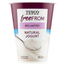 Tesco Free From Natural jogurt bez laktózy 180 g