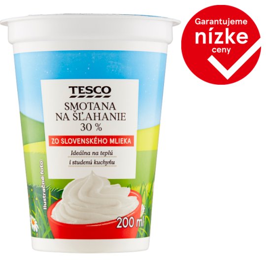 Tesco Whipping Cream 30% 200 ml