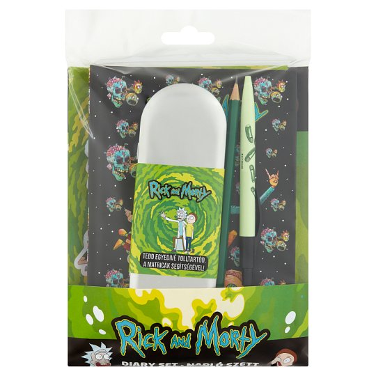 Rick and Morty Diary Set Tesco Groceries