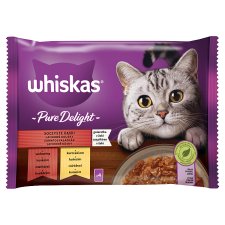 Whiskas Pure Delight Delicious Pieces in Jelly 4 x 85 g (340 g)