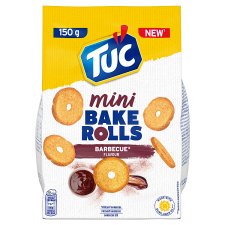 TUC Bake Rolls Mini príchuť BBQ 150 g