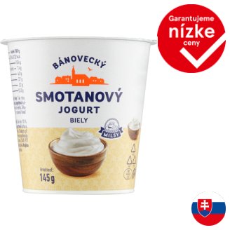 Milsy Bánovecký smotanový jogurt biely 145 g