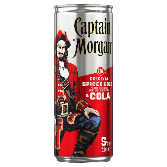 Captain Morgan & Cola 250 ml