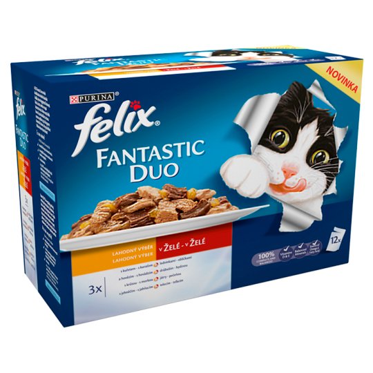 FELIX Fantastic Duo - lahodný výber multi-balenie 12 x 100 g