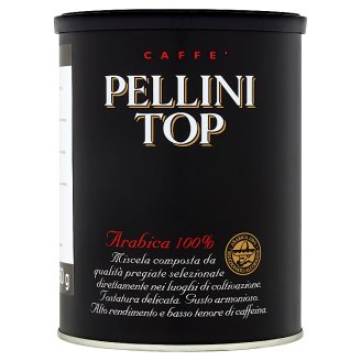 Pellini Top Mletá káva pražená 100% Arabica 250 g