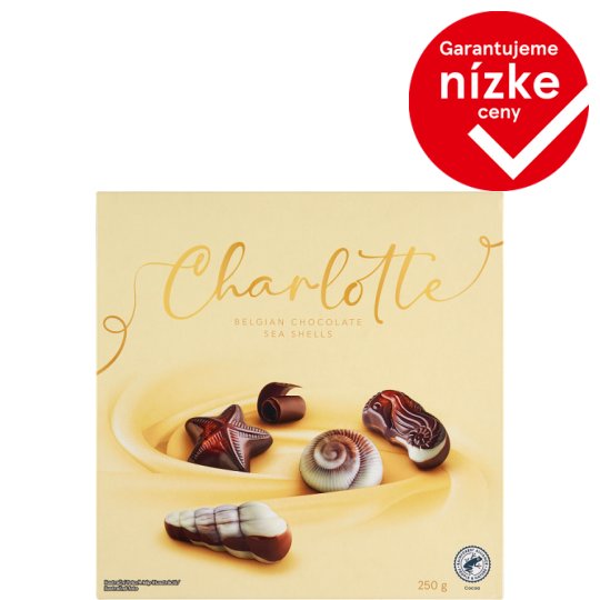 Charlotte Belgian Chocolate Sea Shells 250 g - Tesco Groceries
