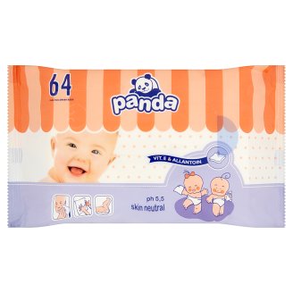 Panda Detské utierky 64 ks