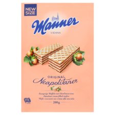 Manner Hazelnut Cream Filled Wafers 200 g