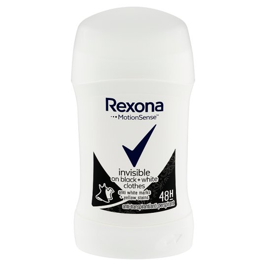 Rexona Invisible Black + White tuhý antiperspirant 40 ml