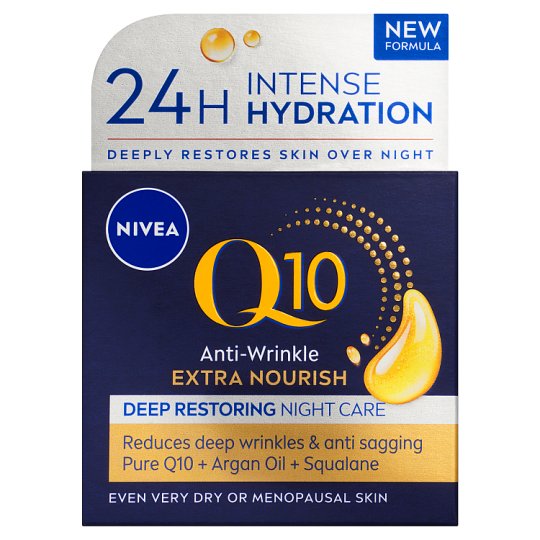 Nivea Q10 AntiWrinkle Nourishing Night Cream 50 ml Tesco Groceries