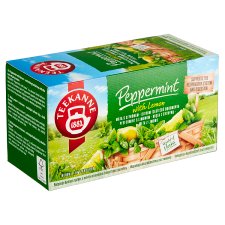 TEEKANNE Peppermint with Lemon, Herbal Tea, 20 Tea Bags, 30 g