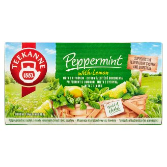 TEEKANNE Peppermint with Lemon, bylinný čaj, 20 vrecúšok, 30 g