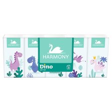 Harmony Dino papierové vreckovky 3 vrstvy 10 x 10 ks