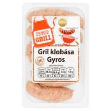 Tesco Grill Gril klobása Gyros 350 g
