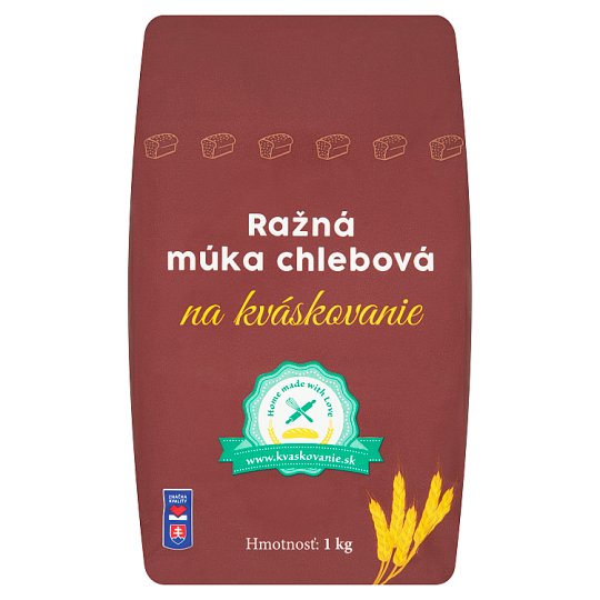 Ražná múka chlebová na kváskovanie 1 kg