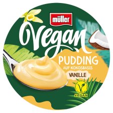 Müller Vegan Vanilla Pudding Based on Coconut Cream 300 g