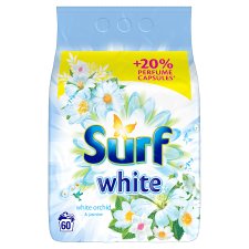 Surf White White Orchid & Jasmine prášok na pranie 60 praní 3,9 kg
