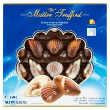 Maître Truffout Chocolate Bonbons with Hazelnut Filling 250 g