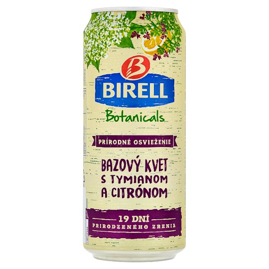 Birell Botanicals Bazový kvet s tymianom a citrónom 0,4 l