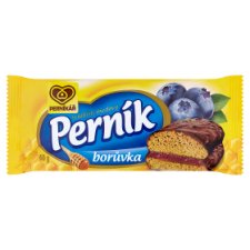 Perníkář Gingerbread with Fruit Filling with Blueberries in Dark Glaze 60 g