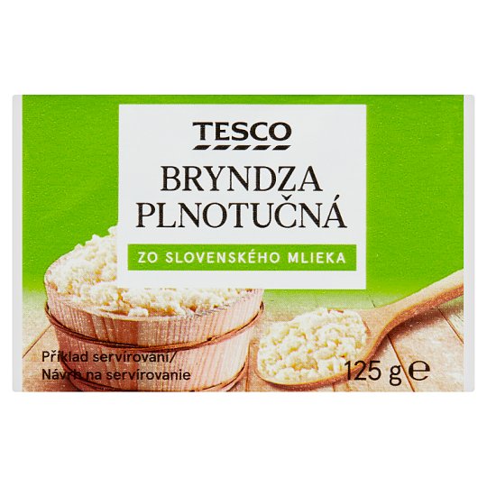 Tesco Bryndza plnotučná 125 g