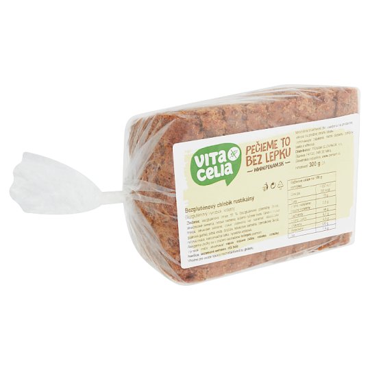 Vitacelia Bezgluténový chlebík rustikálny 300 g