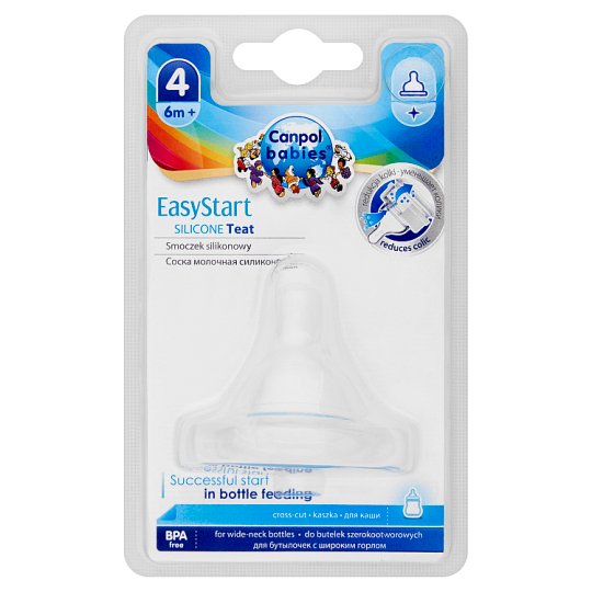 Canpol Babies EasyStart Silikónový cumlík 4 6m+