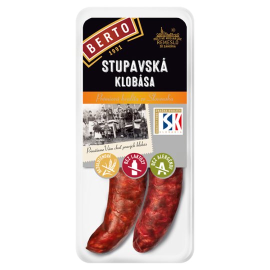 Berto Stupavská klobása 200 g