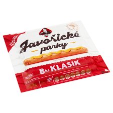 Kostelecké Uzeniny Javořice Sausages Classic 8 pcs 0.340 kg